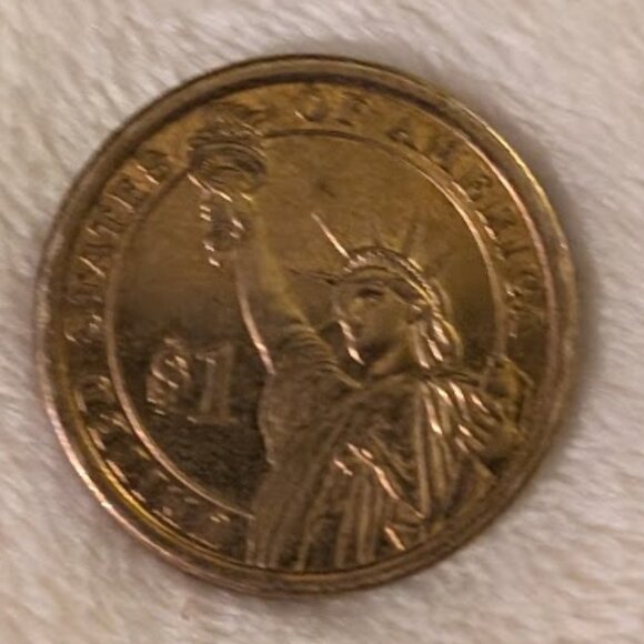 O2 2011 JAMES A GARFIELD $1 COIN - Picture 2 of 2